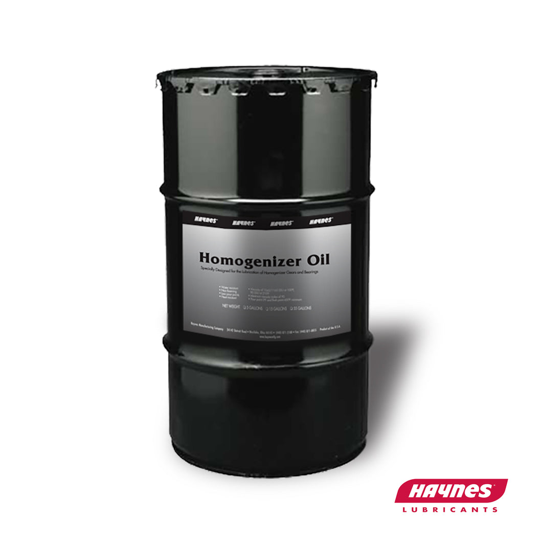 Haynes Homogenizer Oil - 55 gal. Drum