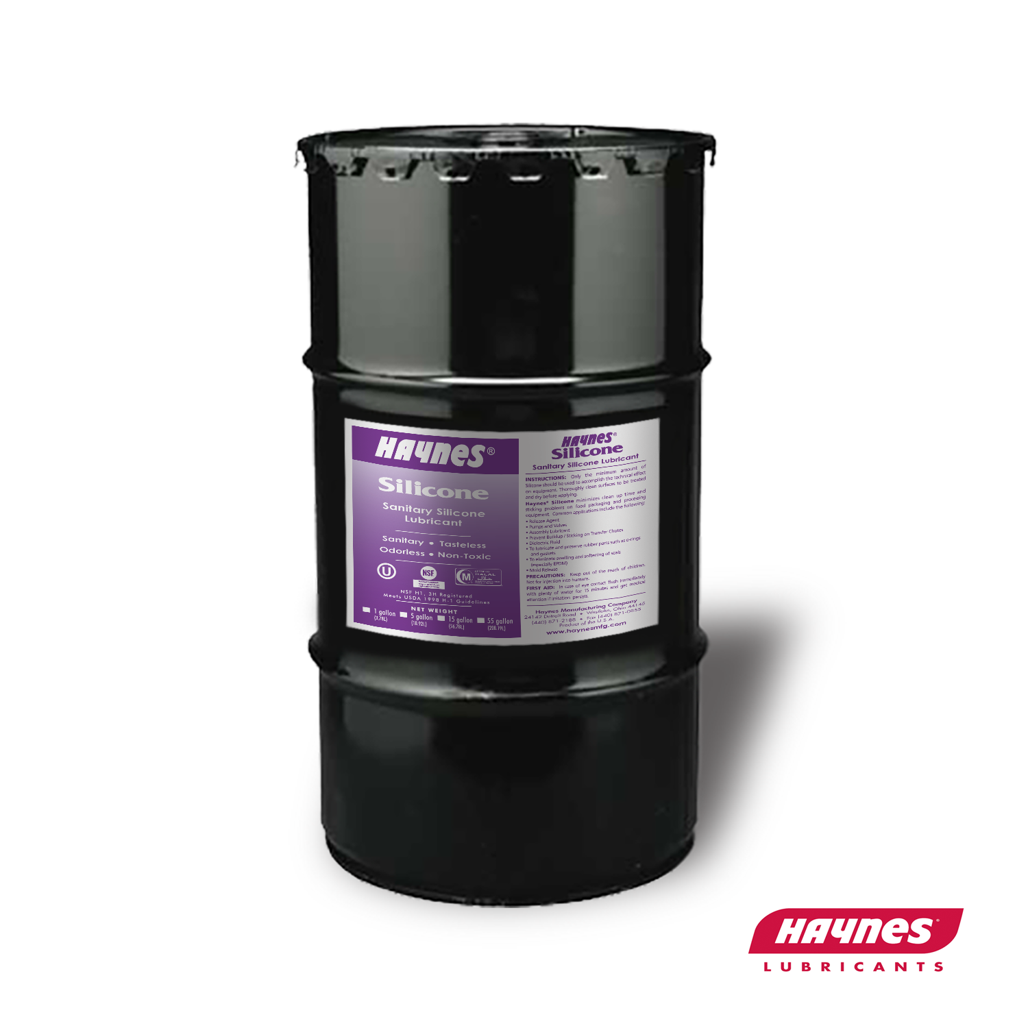 Haynes Silicone Oil - 55 Gallon Drum – Haynes Manufacturing