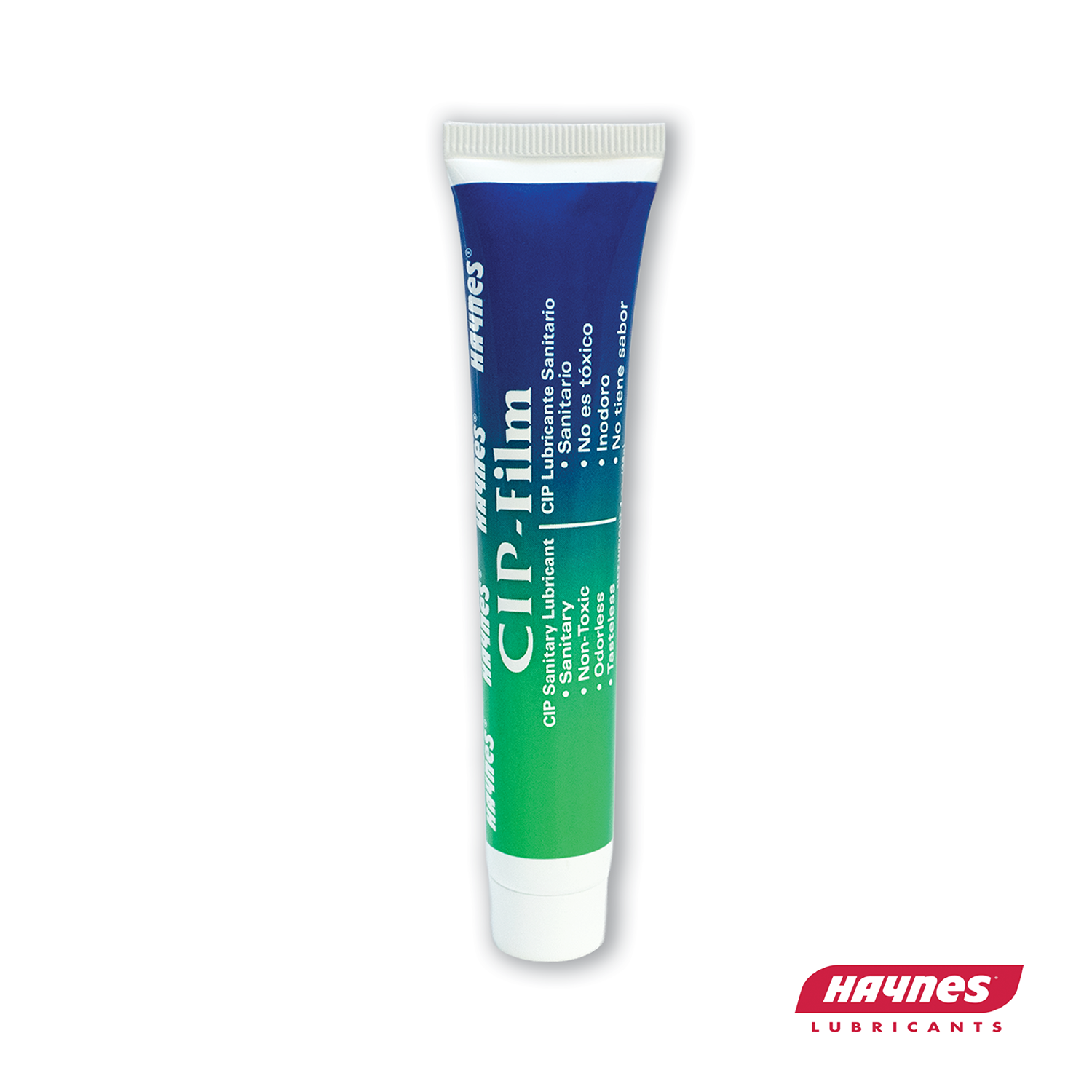 Haynes Lubricants Cip Film tube on a white background