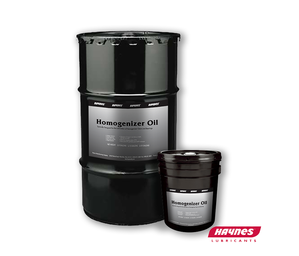Two black oil containers with labels on a white background, featuring the Havens Lubricants logo.