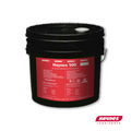 A 25 lb. pail of Haynes 500 lubricant with a predominantly black and red label.