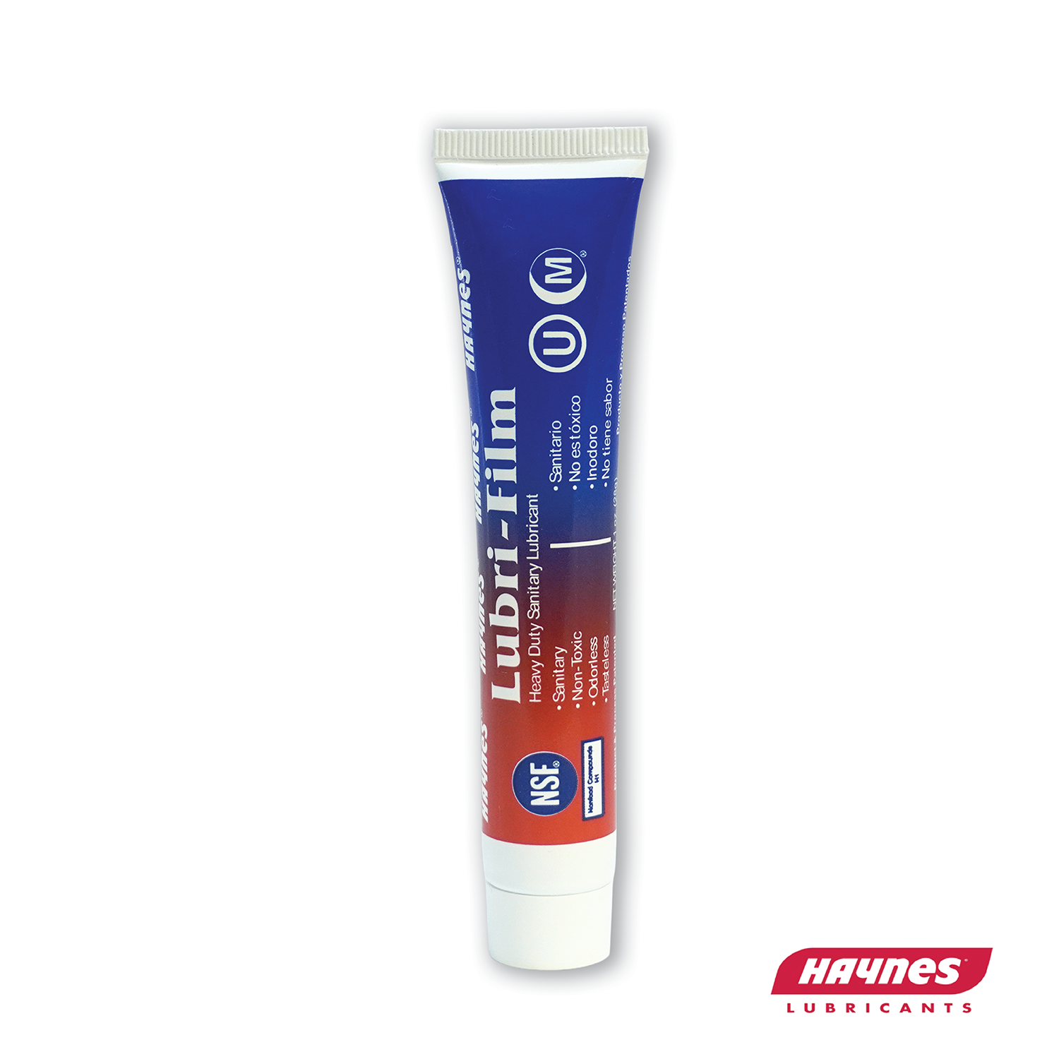 Haynes Lubricants Lubri-Film tube on a white background