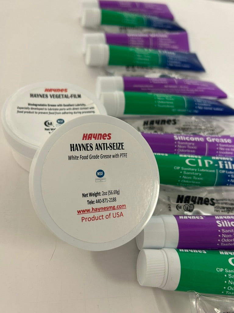 Haynes anti-seize products on a white background