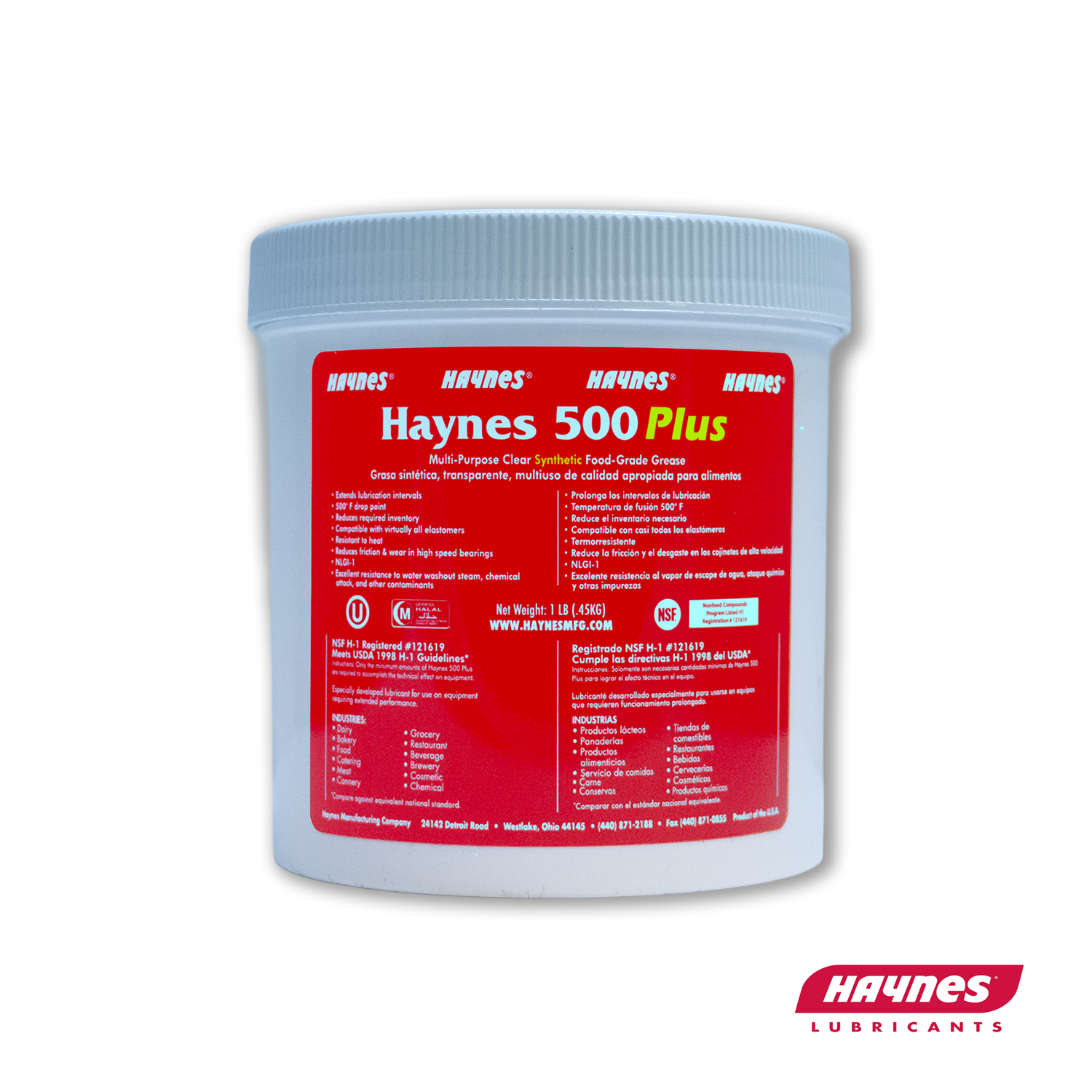 Haynes 500 Plus 1lb Container