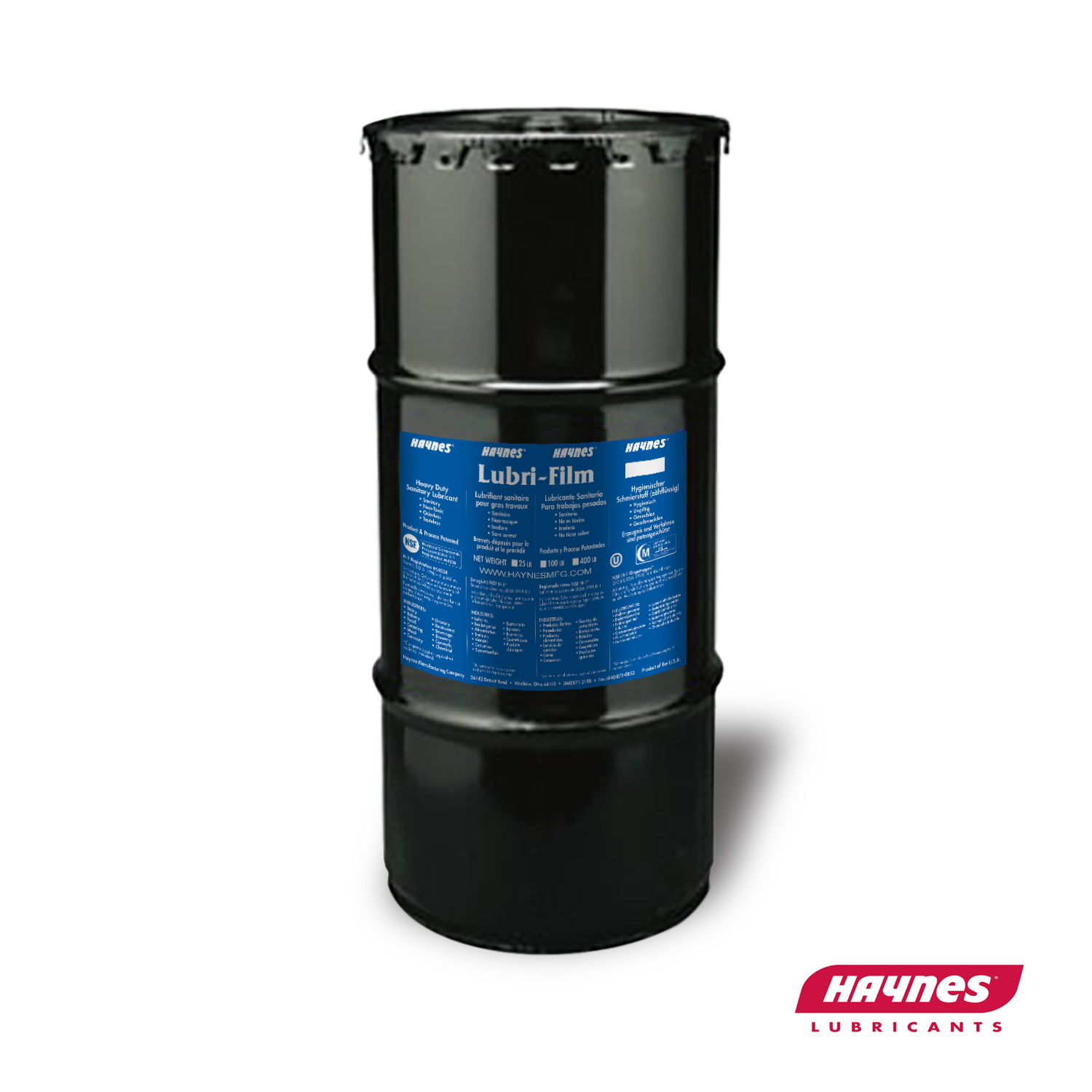 Haynes Lubri-Film - 100 lb. Drum